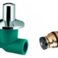 LLAVE DE PASO TOTAL 20MM C/CABEZAL BRONCE