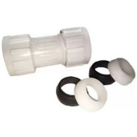 Acople Rápido 1/2" caño plástico